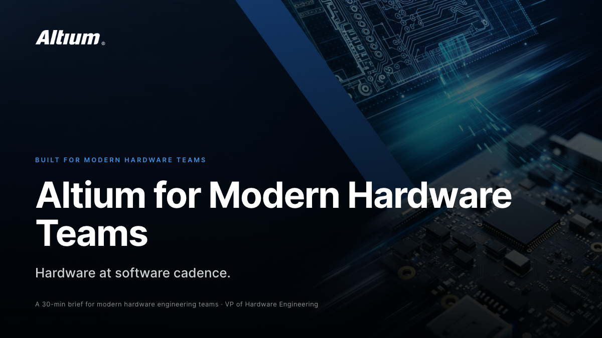 Agile-hardware sales deck