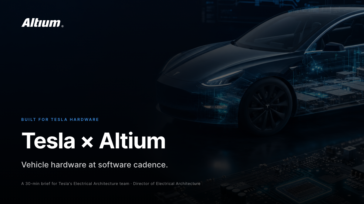 Tesla sales deck